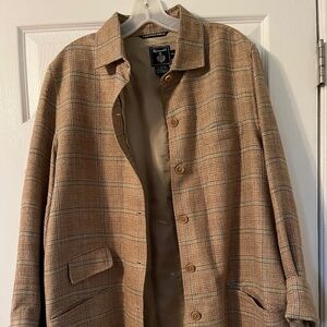 Faconnable silk and linen blend blazer